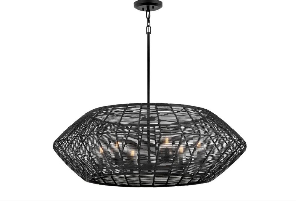 Hinkley 10386BK-CMLBINTEST Large Single Tier Chandelier.