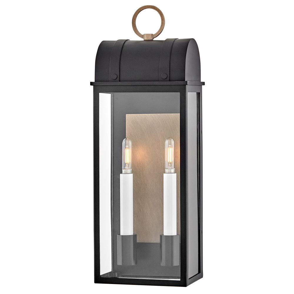 Hinkley 10664BK-BU Medium Wall Mount Lantern