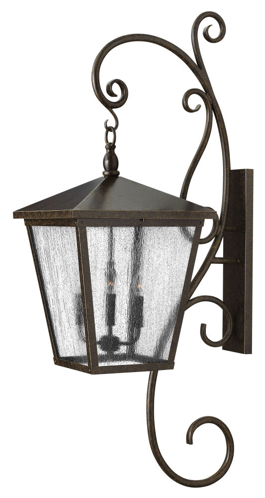 Hinkley 1439RB Grande Wall Mount Lantern with Scroll
