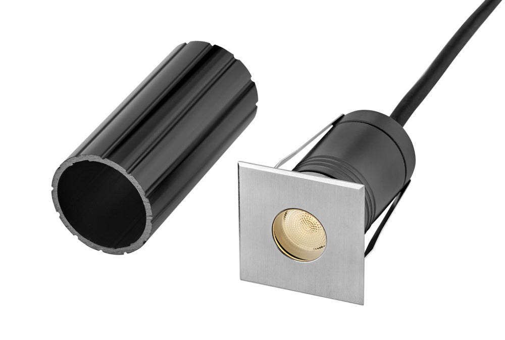 Hinkley 15085SS Large Stainless Steel LED Square Button Light