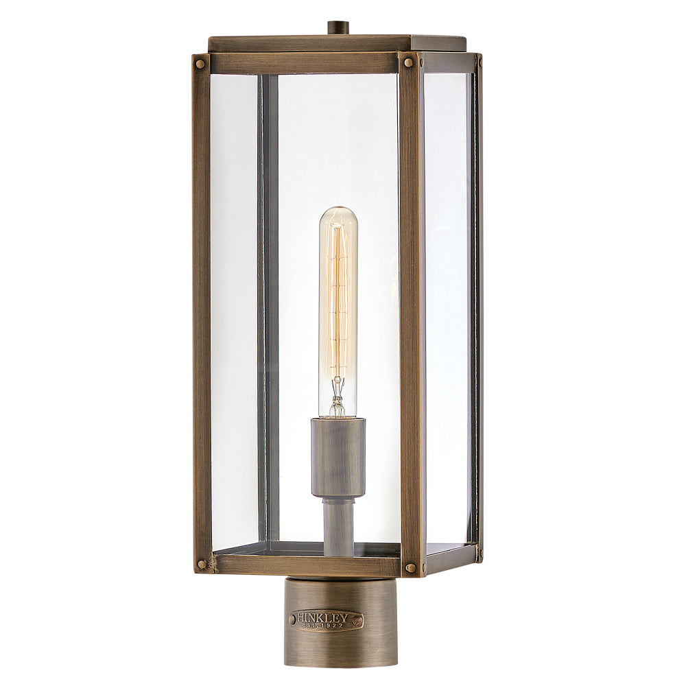 Hinkley 2591BU-LL Medium Post Mount Lantern