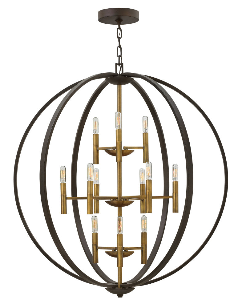 Hinkley 3469SB Double XL Three Tier Orb