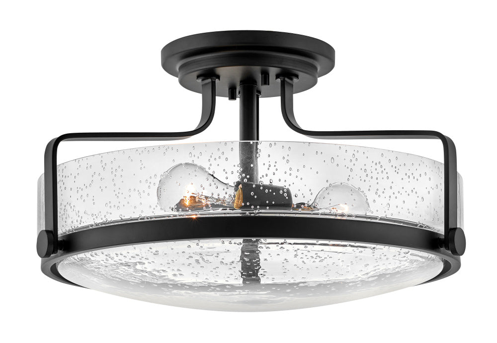 Hinkley 3643BK-CS Medium Semi-Flush Mount