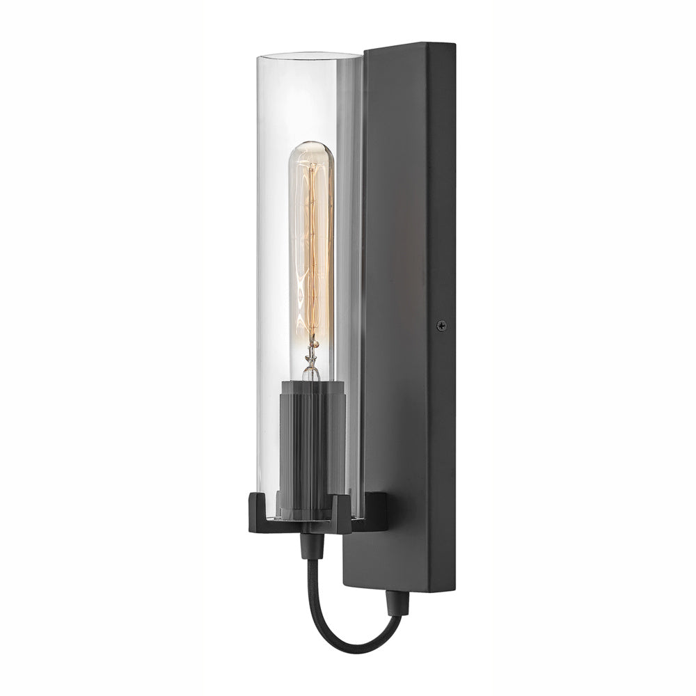 Hinkley 37850BK Medium Single Light Sconce