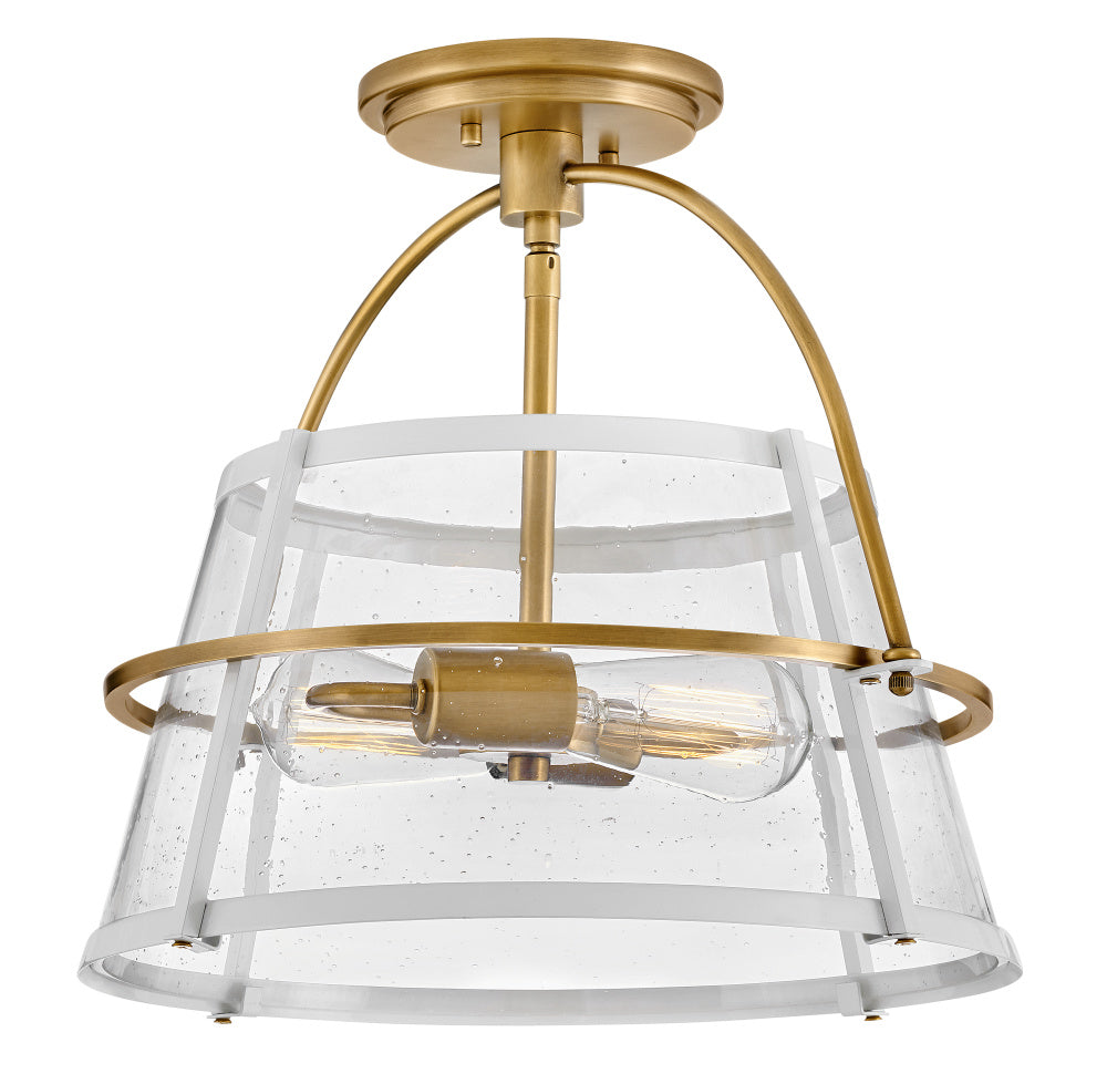 Hinkley 38111HB-PT Medium Semi-Flush Mount