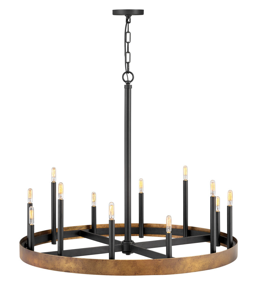 Hinkley 3869WA Medium Single Tier Chandelier