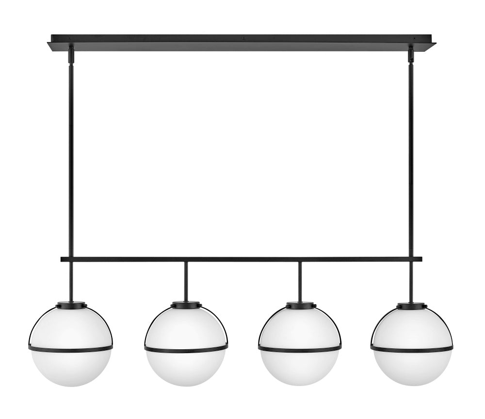 Hinkley 39675BK Medium Four Light Linear