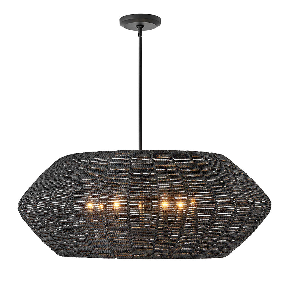 Hinkley 40385BLK Large Convertible Drum Chandelier