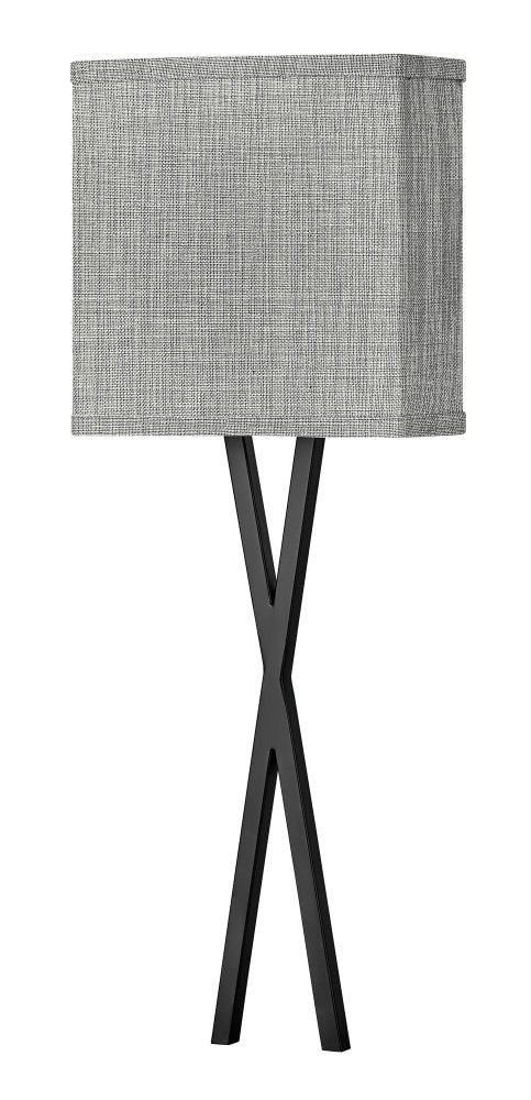 Hinkley 41101BK Large Single Light Sconce