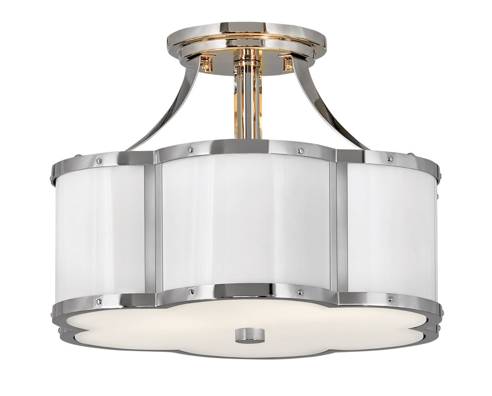 Hinkley 4443PN Medium Semi-Flush Mount