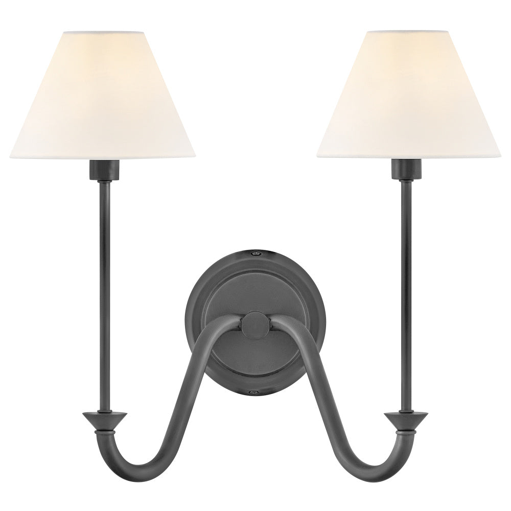 Hinkley 45162BLB Medium Two Light Sconce
