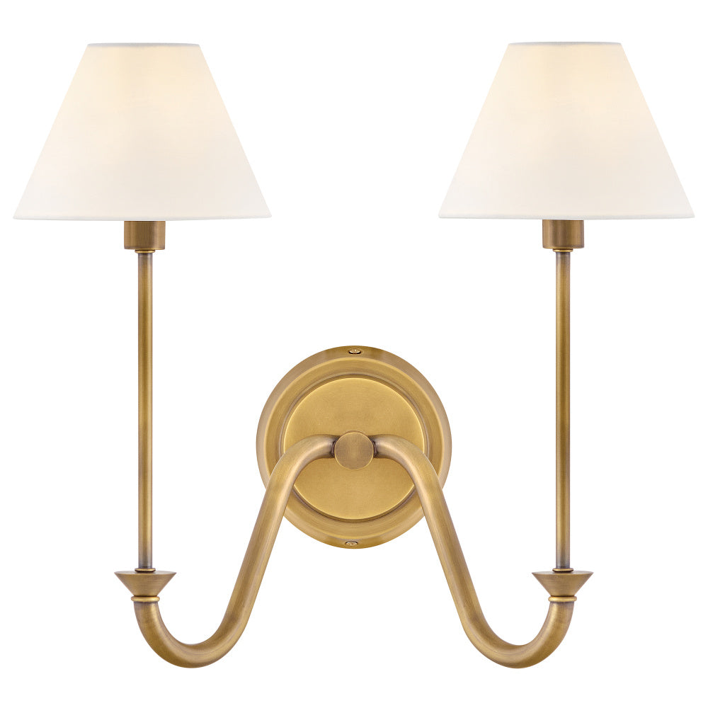 Hinkley 45162HB Medium Two Light Sconce
