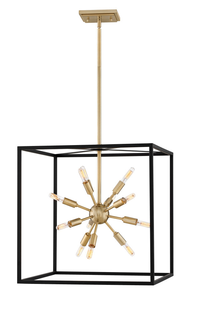 Hinkley 46314BLK Large Open Frame Pendant