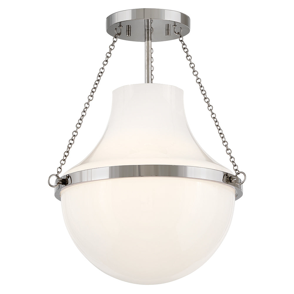 Hinkley 46891PN Medium Semi Flush Mount