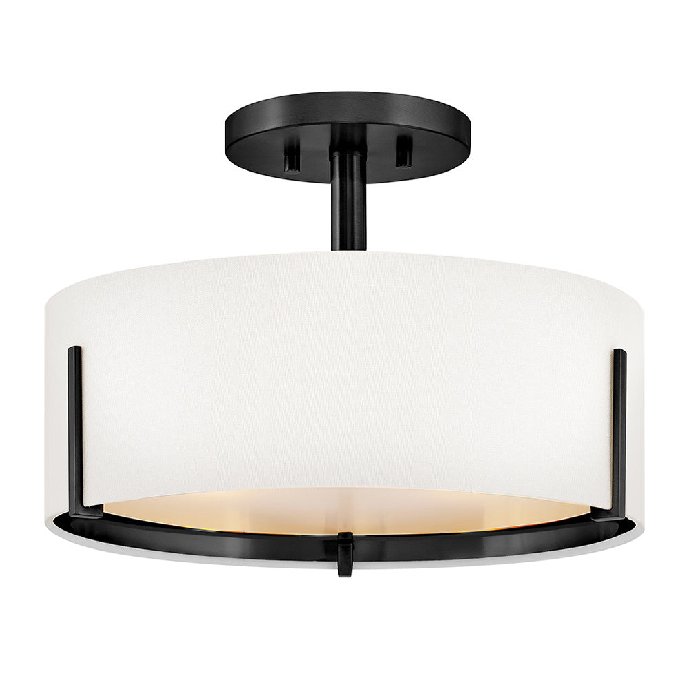Hinkley 47571BK Medium Semi-Flush Mount