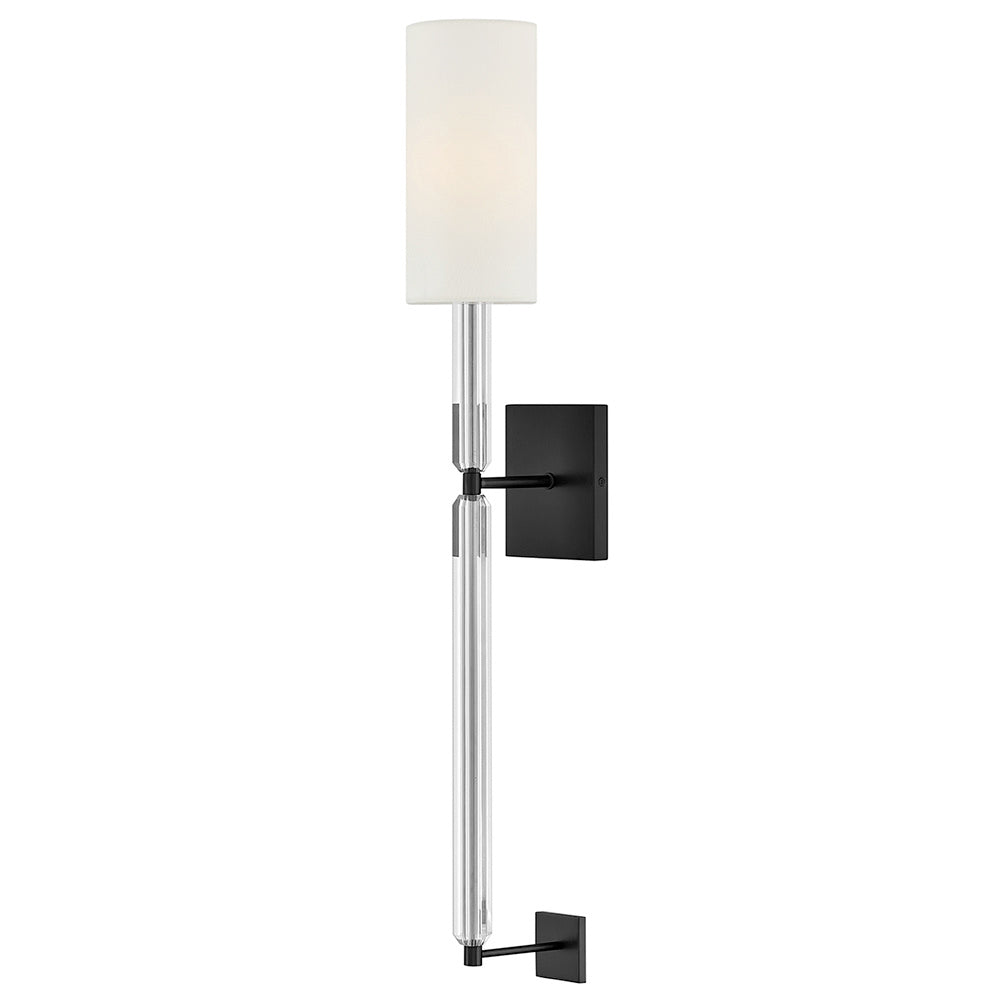Hinkley 47610BK Large Single Light Sconce