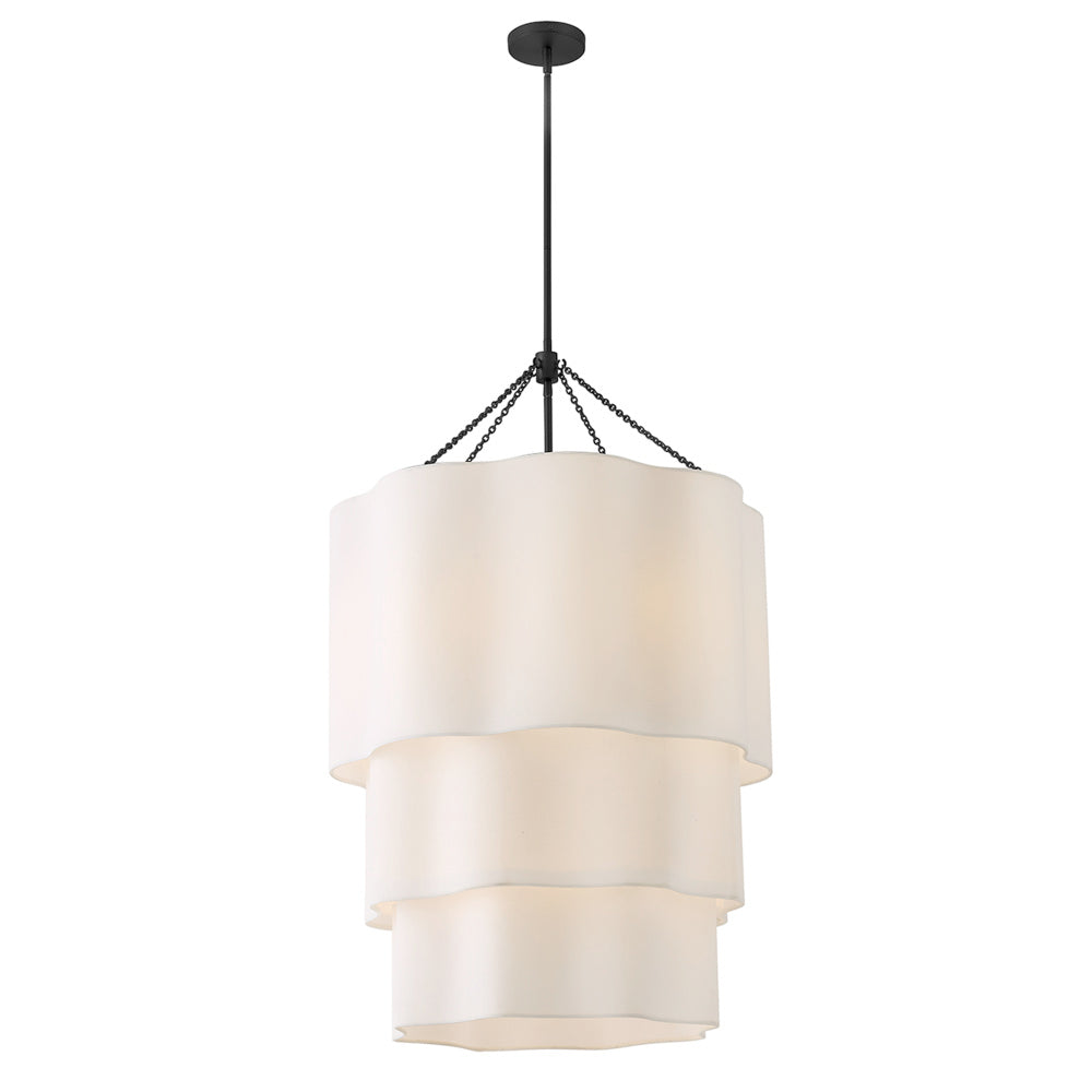 Hinkley 47736BK Grande Three Tier Chandelier