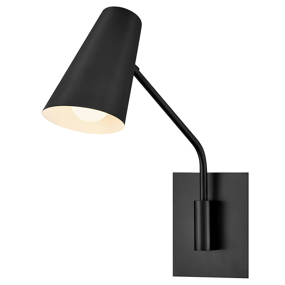 Hinkley 48310BK Medium Swing Arm Single Light Sconce