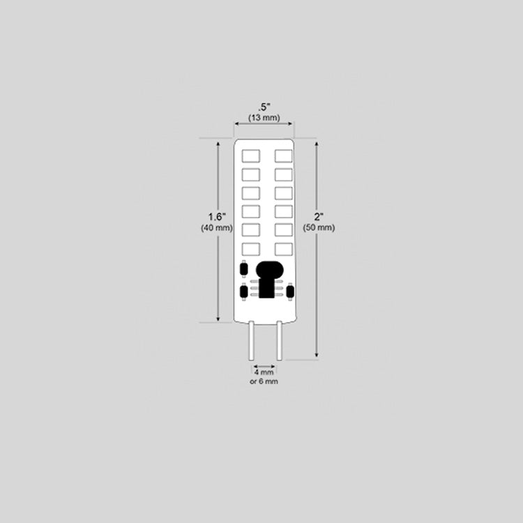Dauer 487196-3000K • 4W G4 LED Encapsulated Bi-Pin, 3000K
