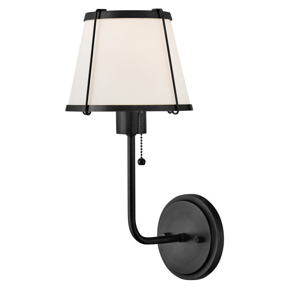 Hinkley 4890BK Medium Single Light Sconce