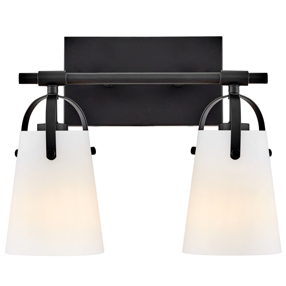 Hinkley 5132BK-OP Small Two Light Vanity