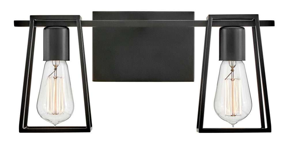 Hinkley 5162BK Small Two Light Vanity