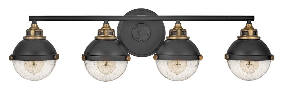 Hinkley 5174BK Large Four Light Vanity