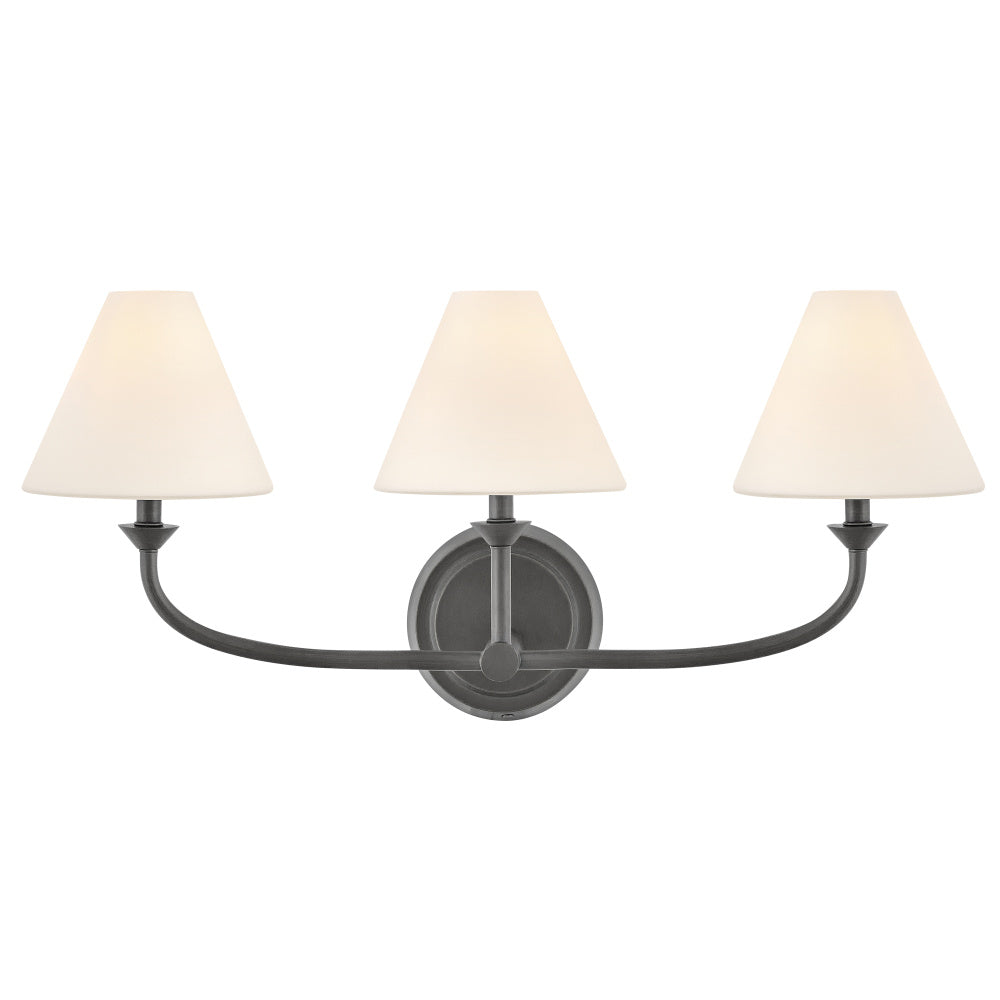 Hinkley 52493BLB-OP Medium Three Light Vanity