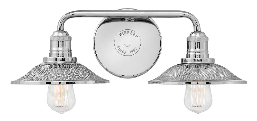 Hinkley 5292PN Small Two Light Vanity