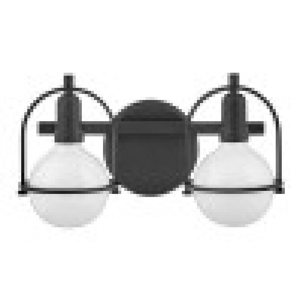 Hinkley 53772BK Small Two Light Vanity