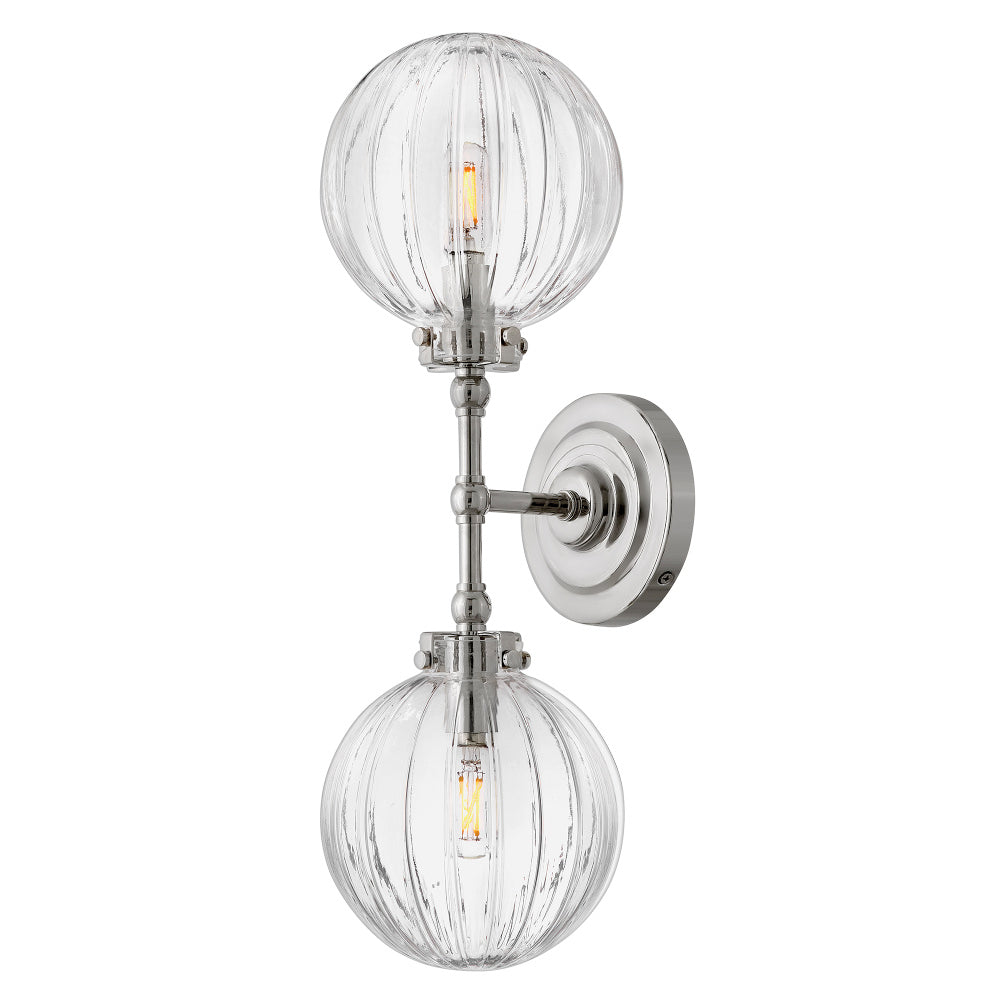 Hinkley 57412PN Medium Two Light Sconce