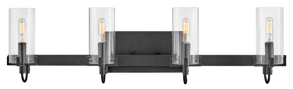 Hinkley 58064BK Large Four Light Vanity
