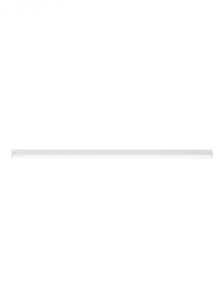 Generation Lighting 5920593S-15 Bowan traditional 1-light LED indoor dimmable four foot flush mount or wall mount fixture in white f