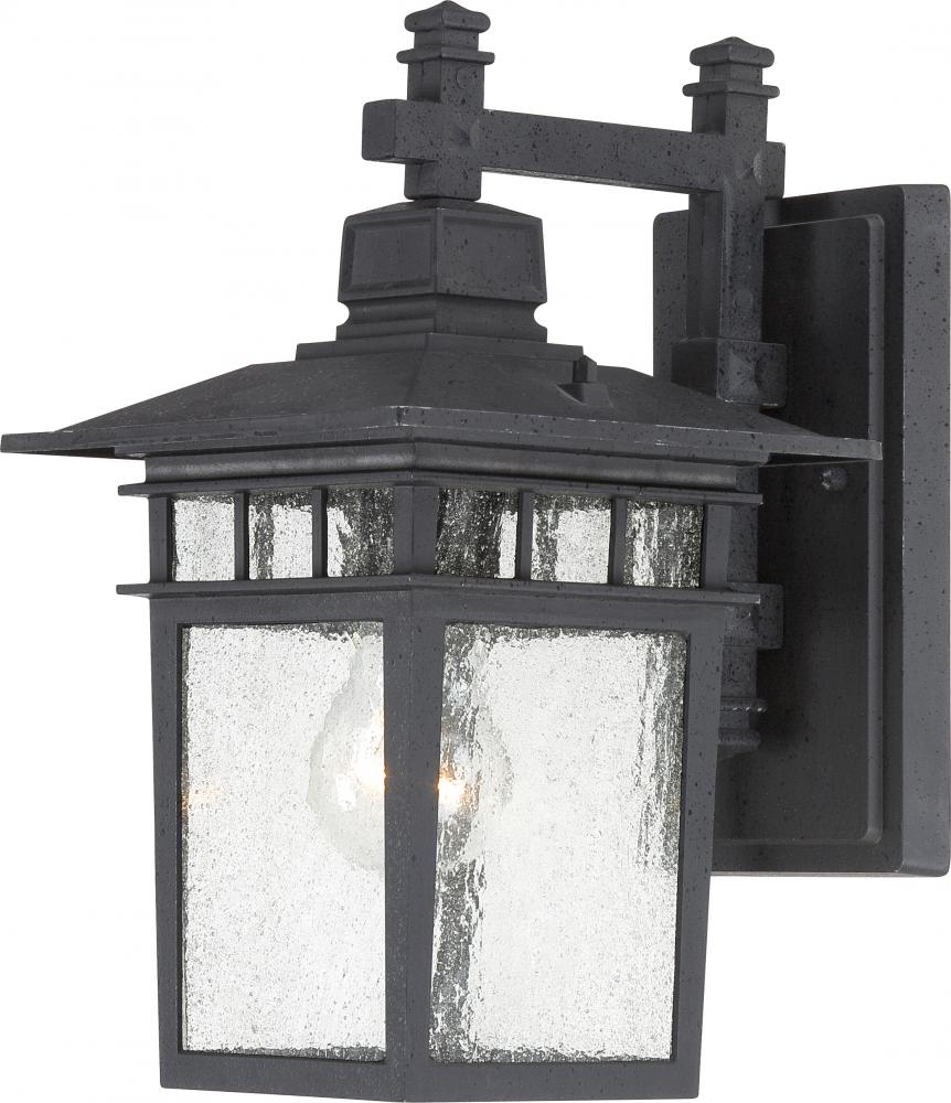 Nuvo 60-3493 Cove Neck; 1 Light; 12 in.; Outdoor Lantern with Clear Se