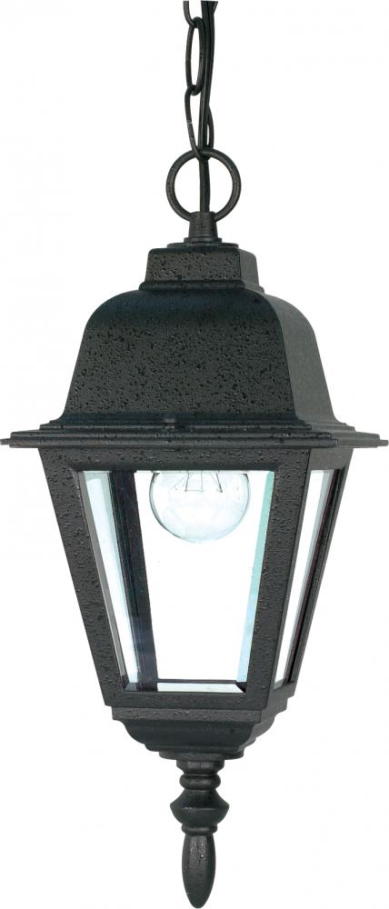 Nuvo 60-489 Briton; 1 Light; 10 in.; Hanging Lantern with Clear Glass;