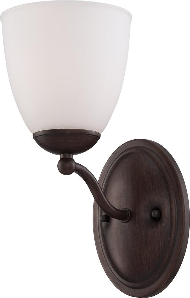 Nuvo 60-5131 Patton; 1 Light; Vanity Fixture with Frosted Glass; Prair