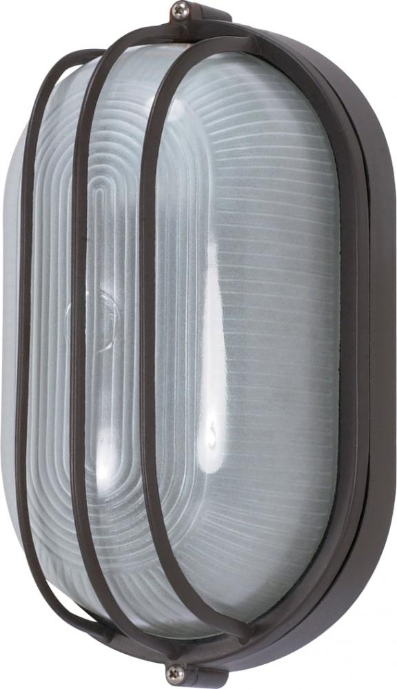Nuvo 60-525 1 Light; 10 in.; Oval Cage Bulk Head; Die Cast Bulk Head;