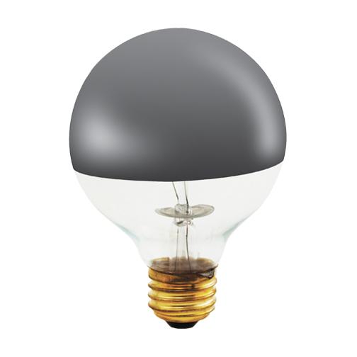 Bulbrite 712336 60W G25 HALF CHROME E26 120V