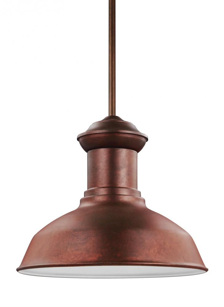 Generation Lighting 6247701-44 Fredricksburg traditional 1-light outdoor exterior Dark Sky compliant ceiling hanging pendant in wea