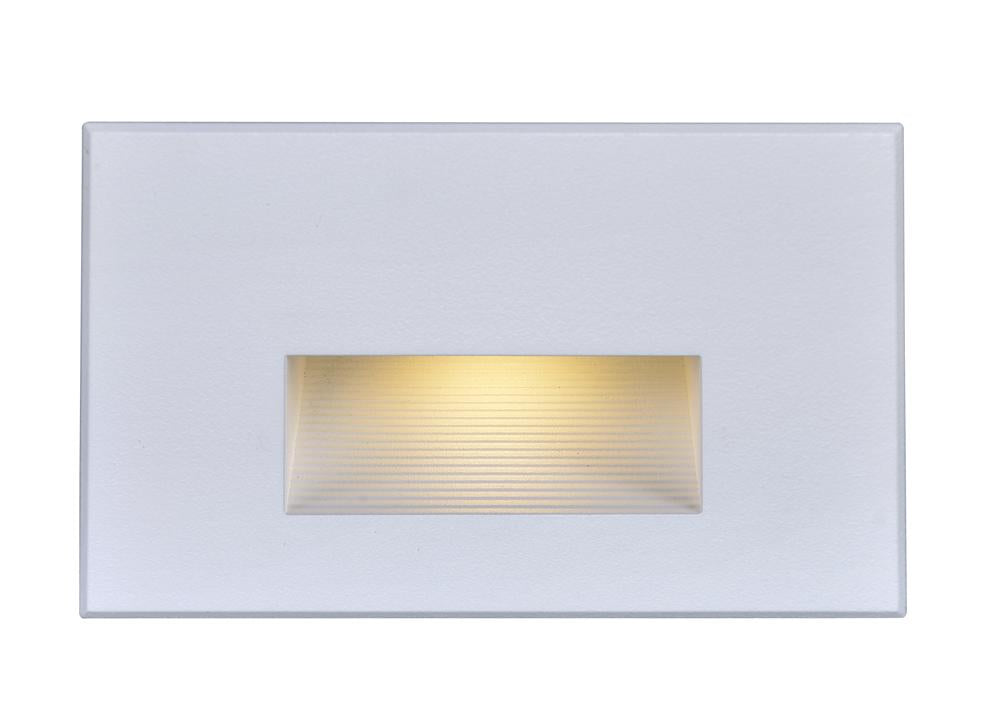 Nuvo 65-407 LED Horizontal Step Light - 5W - 3000K - White Finish - 12
