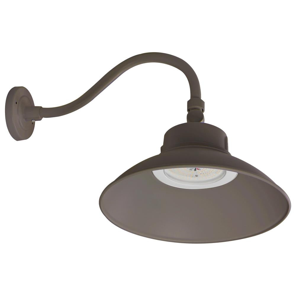 Nuvo 65-662 LED Gooseneck; 30W/40W/50W; CCT Selectable 3K/4K/5K; Bronz