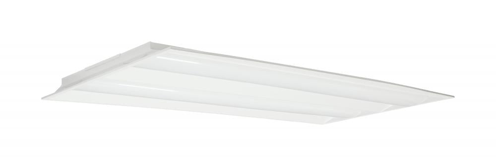 Nuvo 65-695 2X4 Double Basket LED Troffer Fixture; Wattage Selectable;