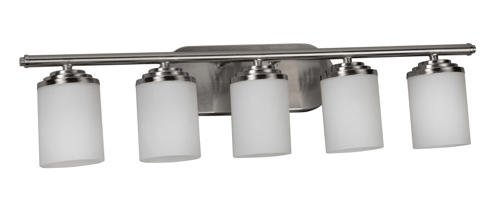 AFX 837833 Waterford 5 Light LED Vanity 120V 45W 2700K SN