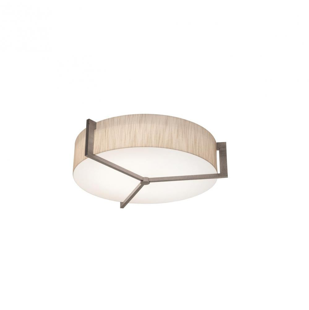 AFX APF1524MBWG-JT Apex 17'' Med Base Flush Mount - WG w/ JT