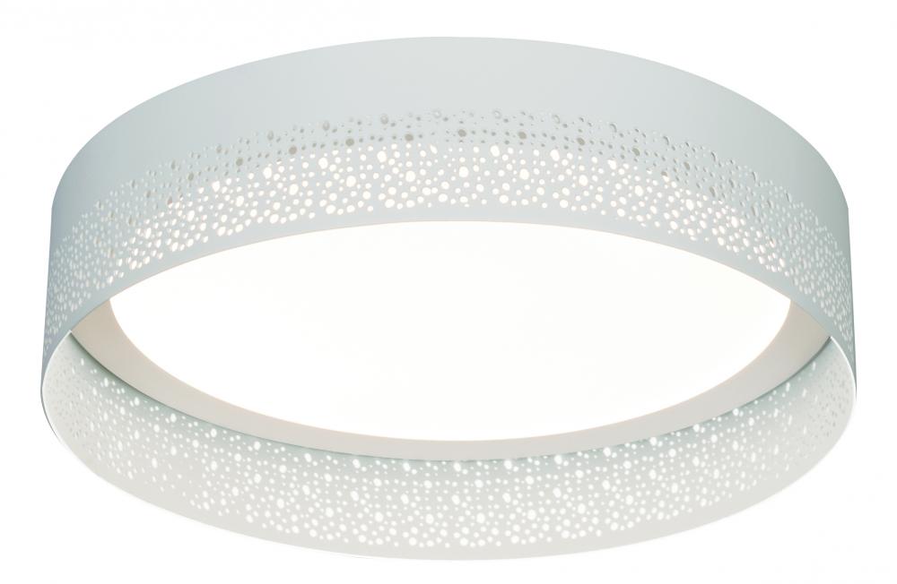 AFX ASHF1214L30D1WH Ash LED Flush Mount - 12'' - White