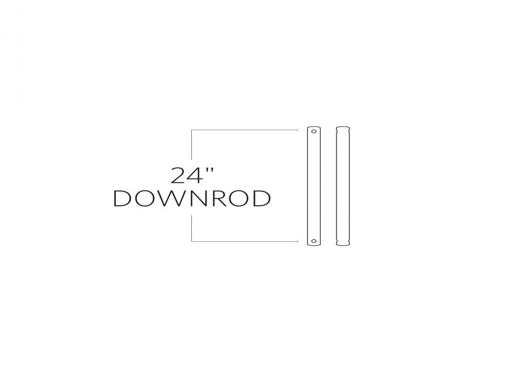 Generation Lighting DR24BZ 24" Downrod in Bronze