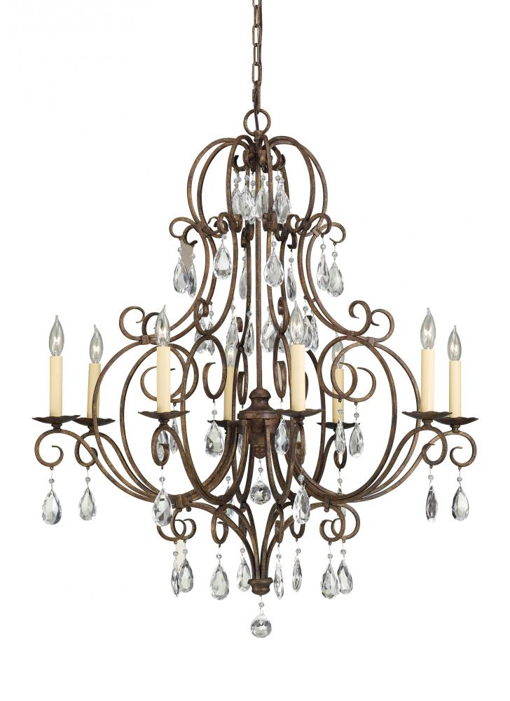 Generation Lighting F2303/8MBZ Medium Chandelier