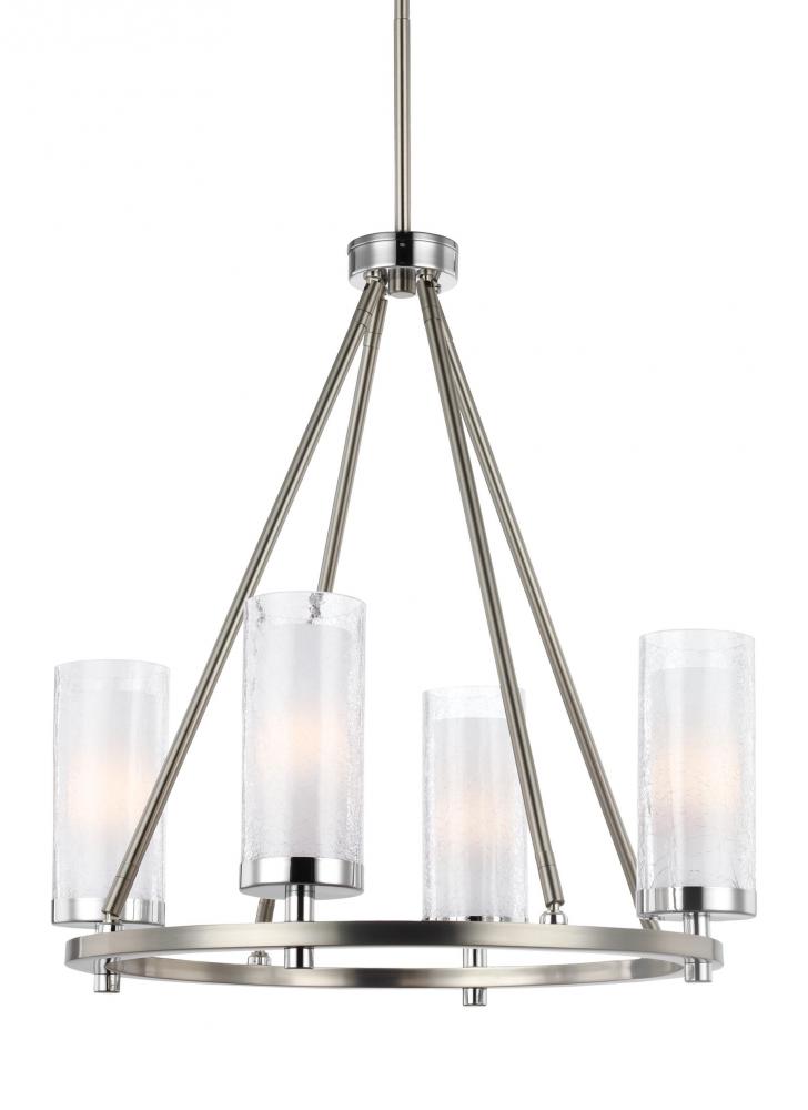 Generation Lighting F2984/4SN/CH Small Chandelier