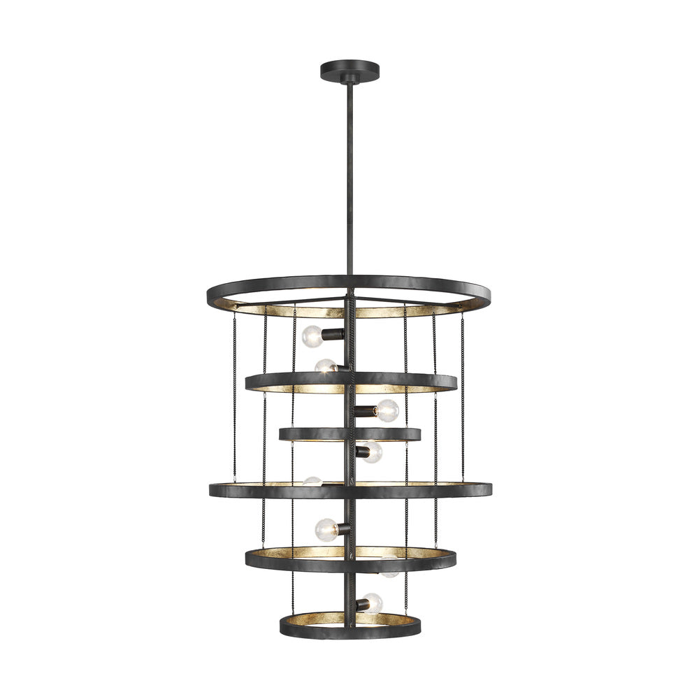 Generation Lighting F3341/8AI/ADB Large Chandelier