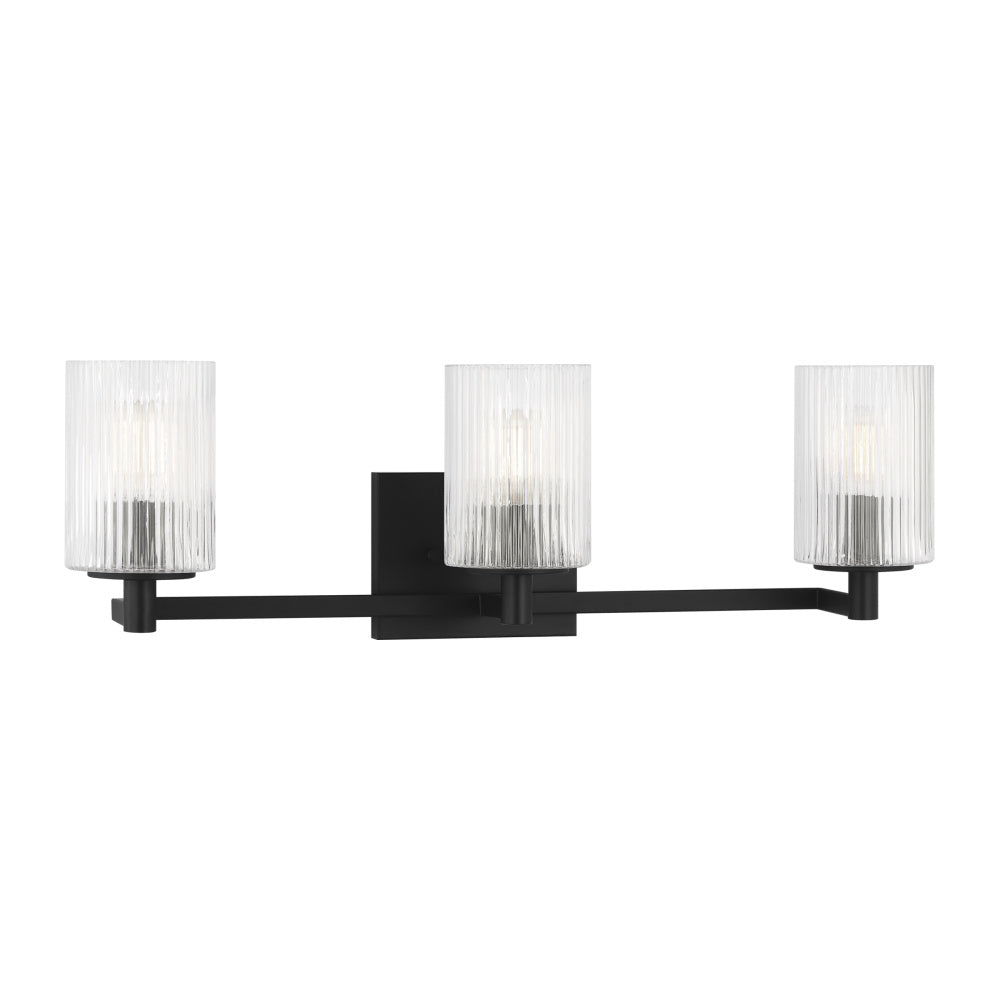 Generation Lighting GLV1043EN/MBK Three Light Wall/Bath